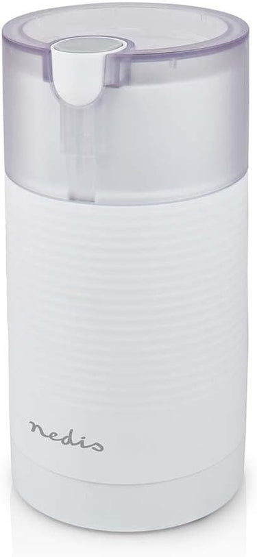 Nedis - Molinillo de café | 70 g | 150 W | Blanco